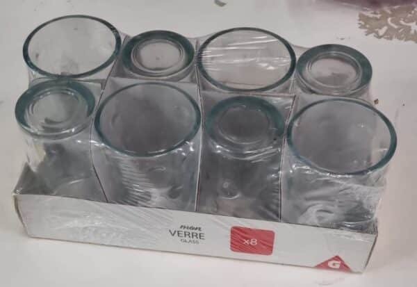 PACK DE 8 VASOS DE 20 cl.